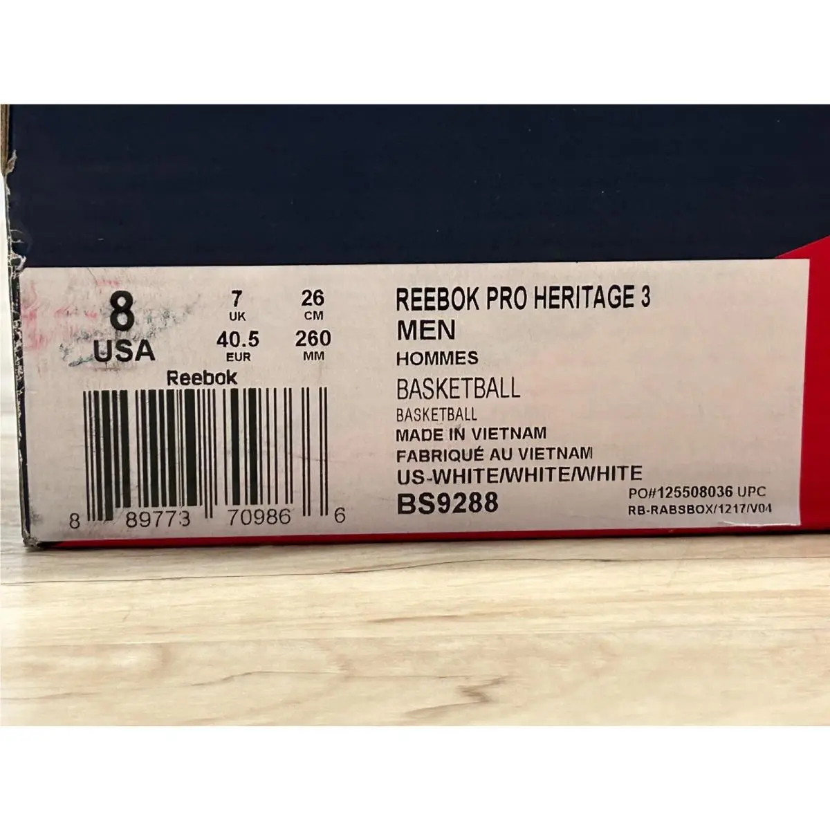 Reebok shoes - Reebok Pro Heritage - Pro Heritage - BS9288 - White 14