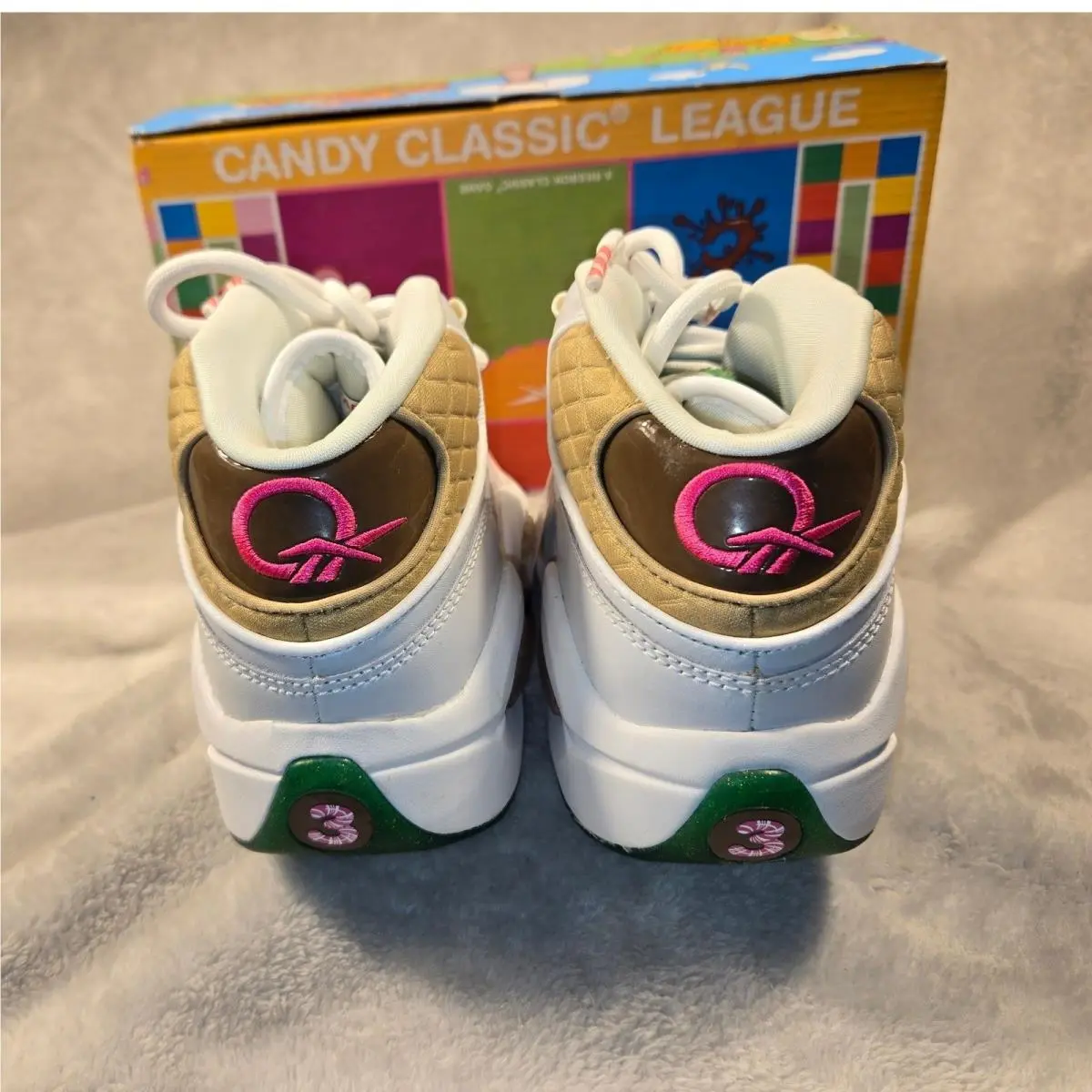 Reebok shoes - Reebok Question Mid Candy Land - White 2