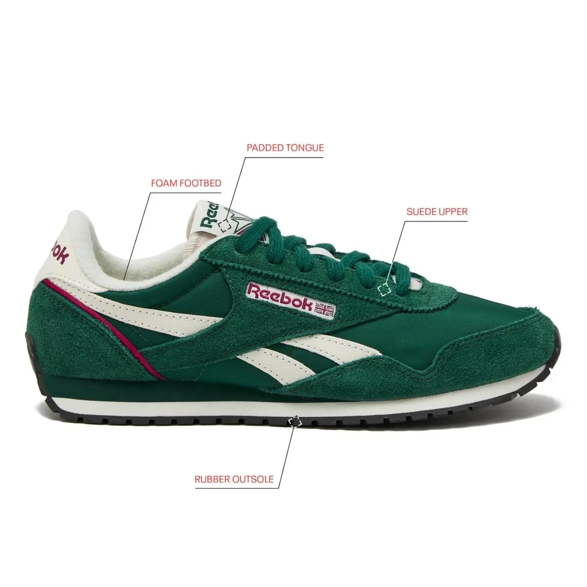 Reebok shoes - 118466 - 100221226 - classic green classic green chalk (UPC: 197323353453) 0
