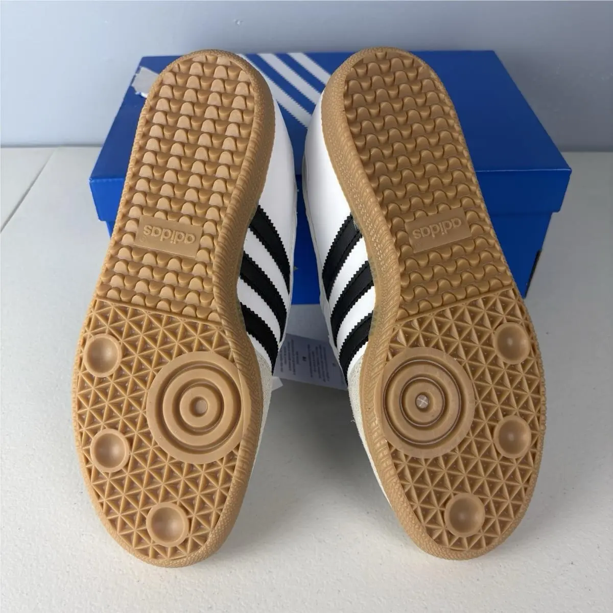 Adidas shoes - Samba Jane White Black Gum - JR7436 - White 5