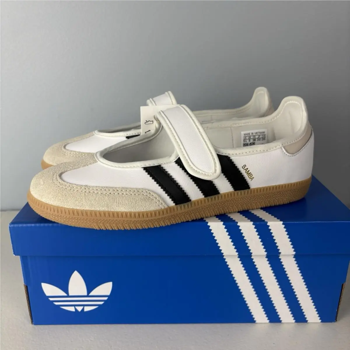 Adidas shoes - Samba Jane White Black Gum - JR7436 - White 1