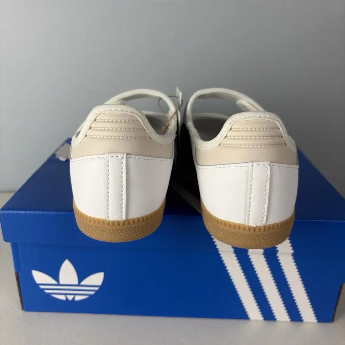 Adidas shoes - Samba Jane White Black Gum - JR7436 - White 2