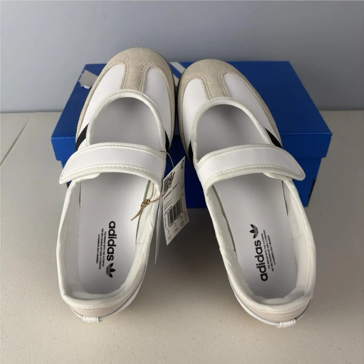 Adidas shoes - Samba Jane White Black Gum - JR7436 - White 4