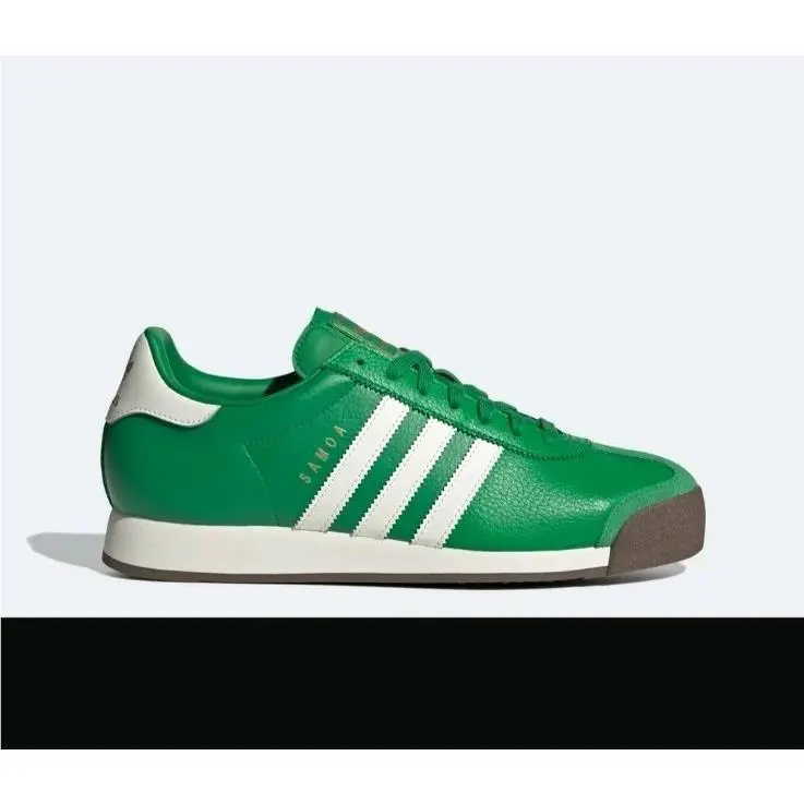 Adidas Men`s Samoa Leather Shoes Green Size 9