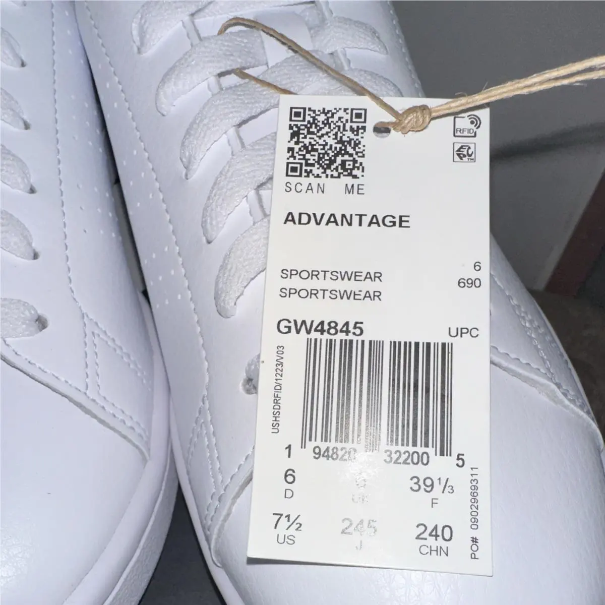 Adidas shoes - adidas Advantage - Advantage - GW4845 - White 4
