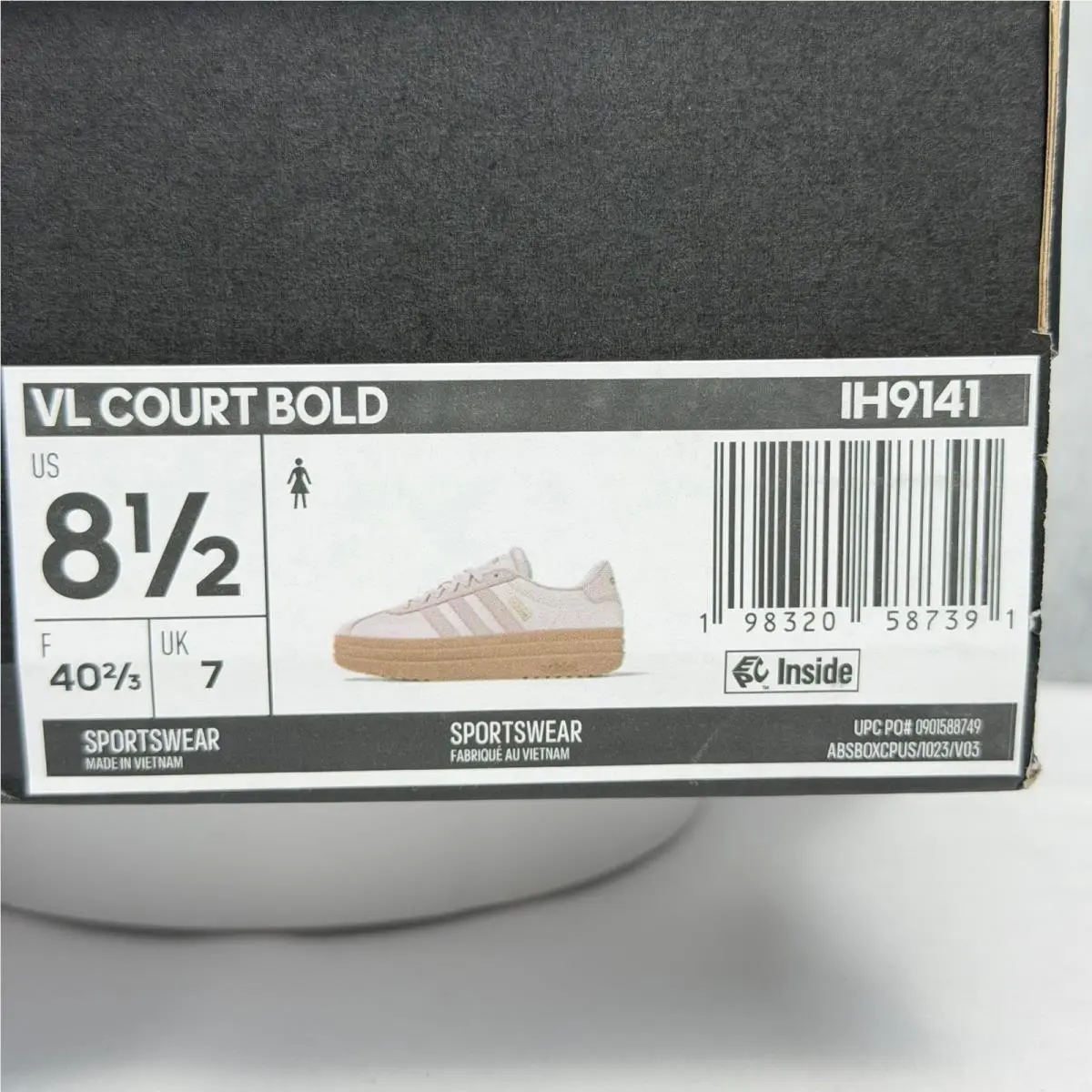 Adidas shoes - VL Court Bold - Court Bold - Pink 4