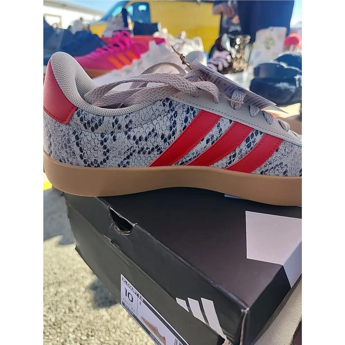 Adidas shoes - adidas Vl Court - Court - JR8670 - Beige (UPC: 197614773106) 5