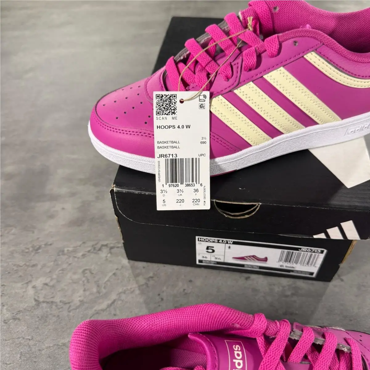 Adidas shoes - adidas Hoops 4.0 W - Hoops - Pink 2