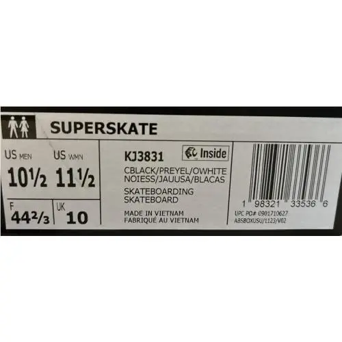 Adidas shoes - adidas Superskate - Superskate - KJ3831 - Black 4