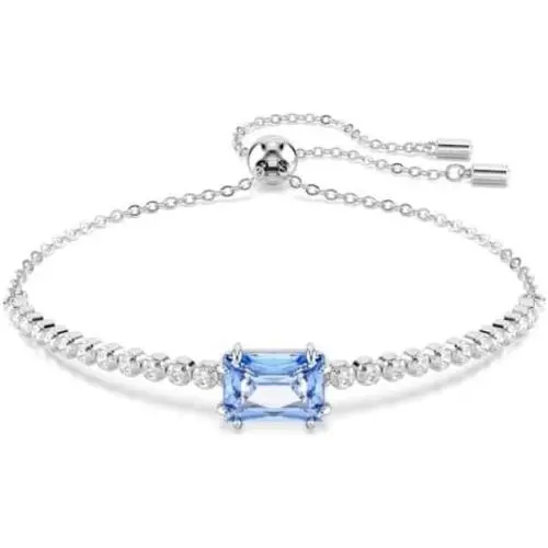 Swarovski Matrix Tennis Bracelet - Blue