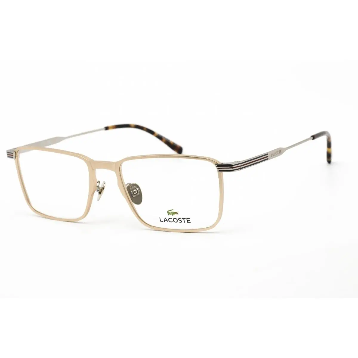 L2285e N Eyeglasses Eye Glasses 714 54mm Men Semimatte Gold by Lacoste