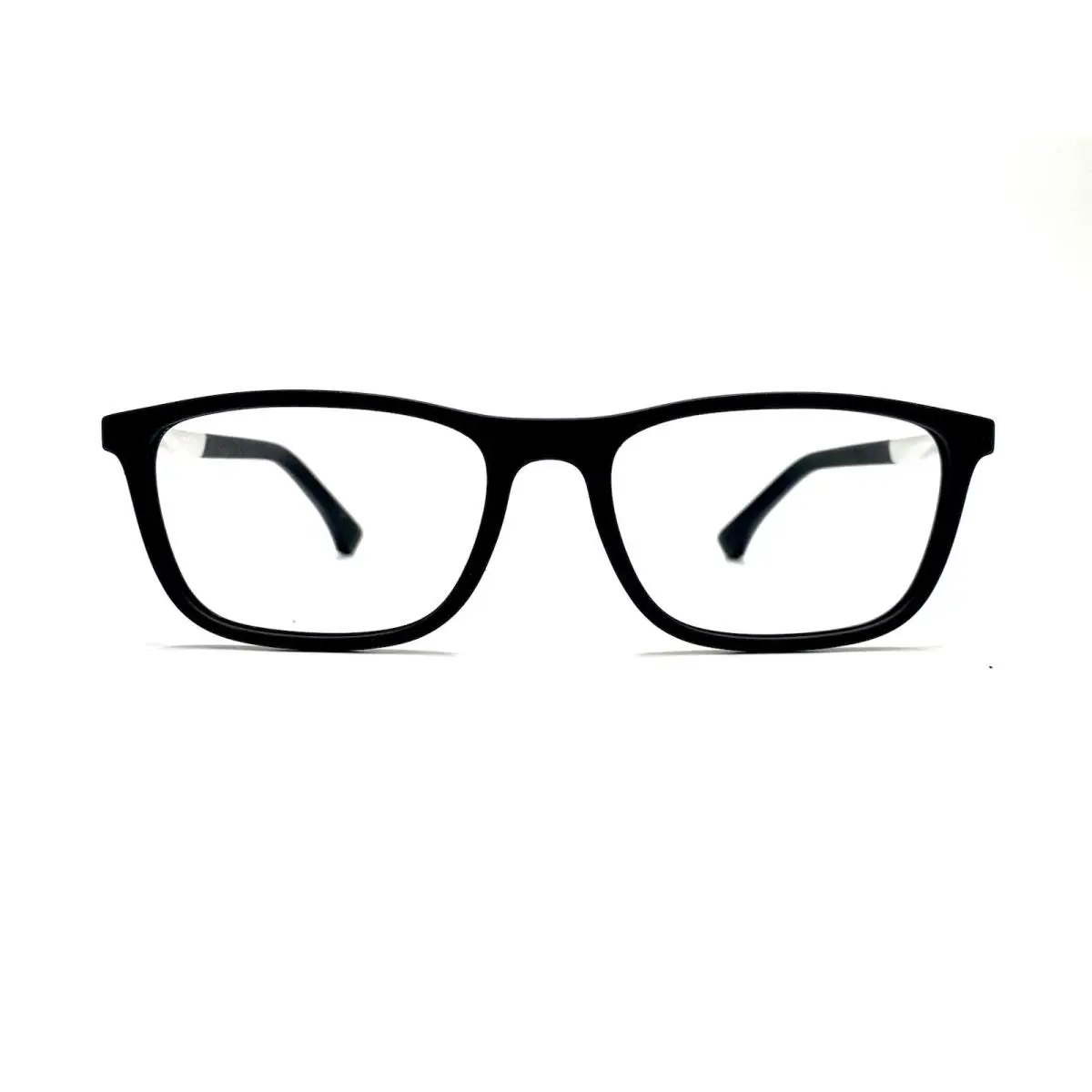 Black Silver Rectangular Eyeglasses EA3069 5063 53 17 140 by Emporio Armani