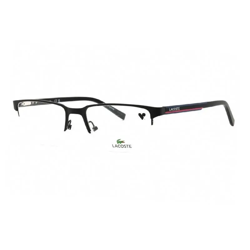 L2279 N Eyeglasses Eye Glasses 002 55mm Men Matte Black by Lacoste