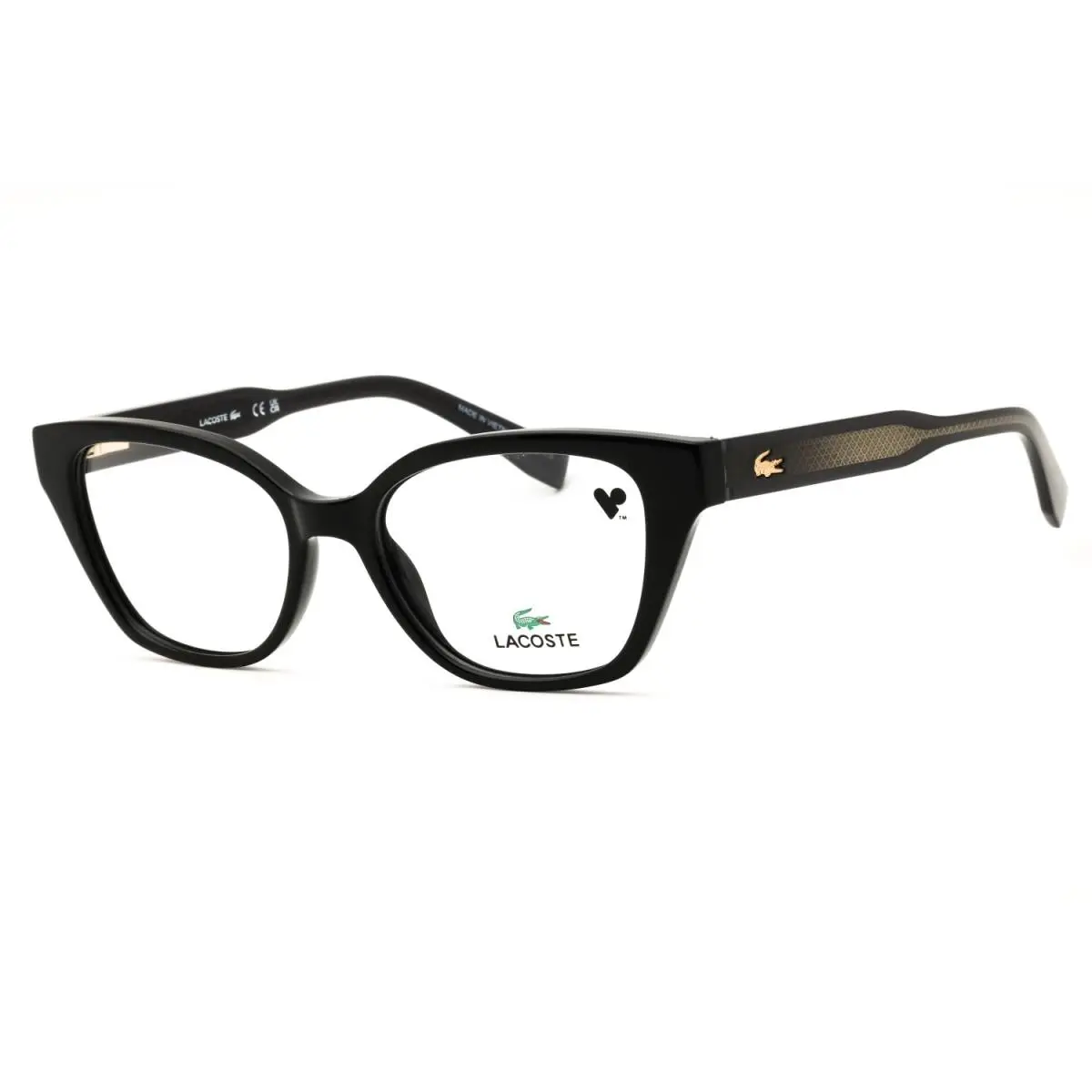 L2983-001-53 Eyeglasses Frame Size 53mm 17mm 140mm Black Women 88689575 by Lacoste