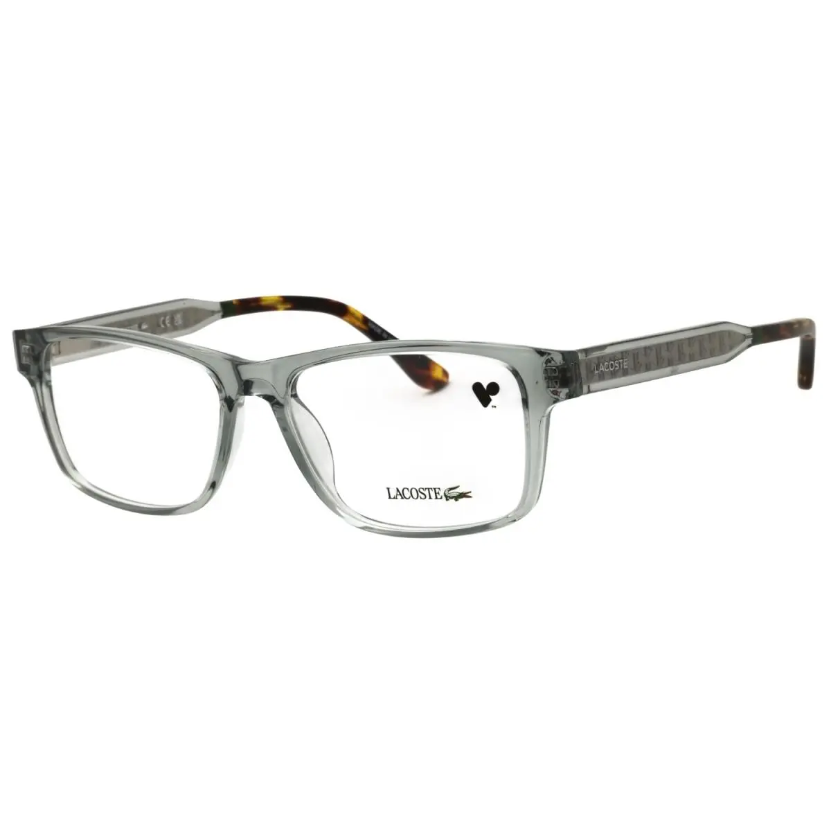 L2977 N Eyeglasses Eye Glasses 035 54mm Men Transparent Grey by Lacoste