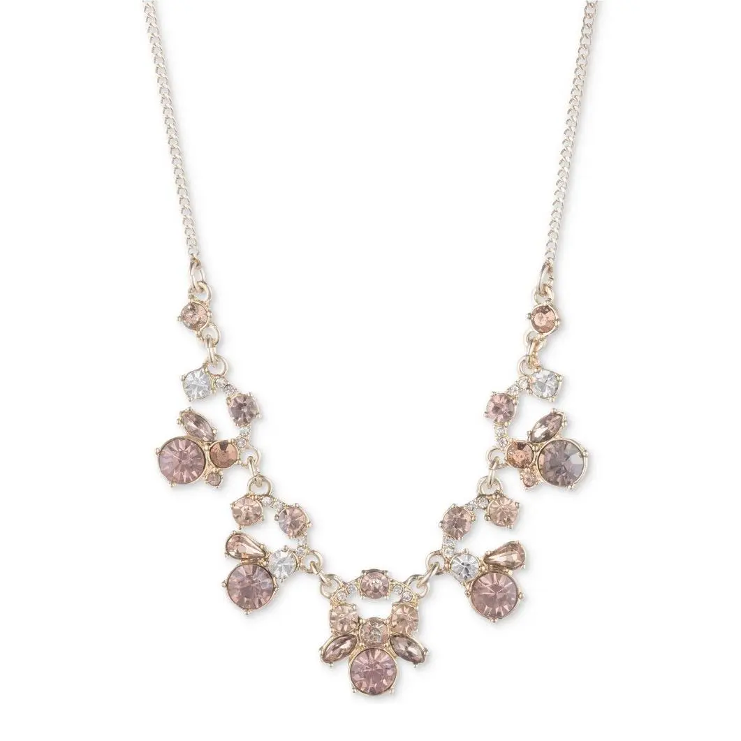 Crystal Cluster Statement Necklace F26 by Givenchy
