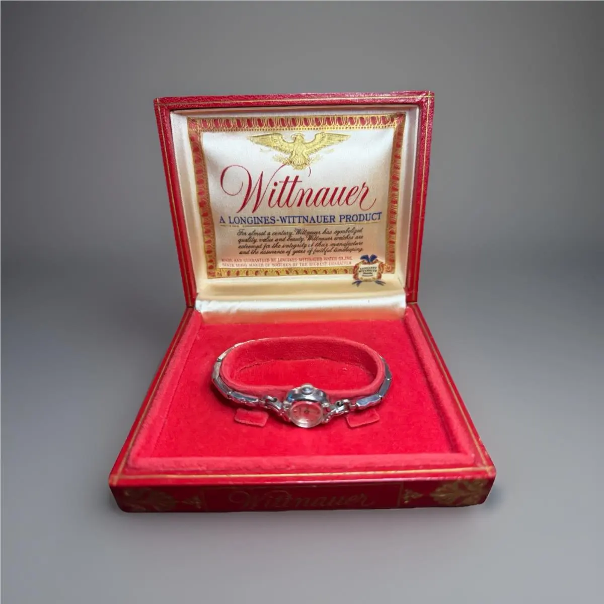 Vintage  Diamond Accent Ladies Watch – 10K GF Bezel – Swiss w/ Box by Wittnauer
