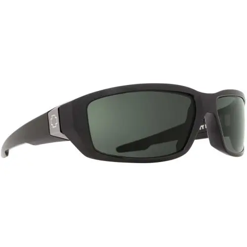 Spy Tarmac Polarized Sunglasses Unisex Soft Matte Black-Gray Green by SPY Optics