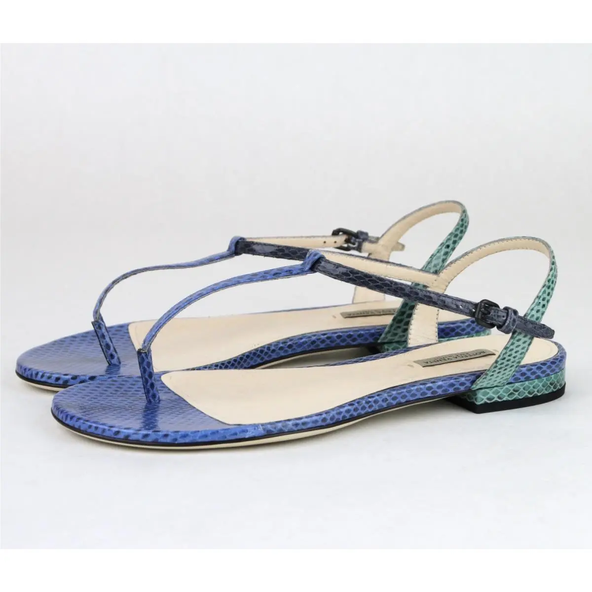 Bottega Veneta shoes - Thong - Thong - Blue Green/8742 0