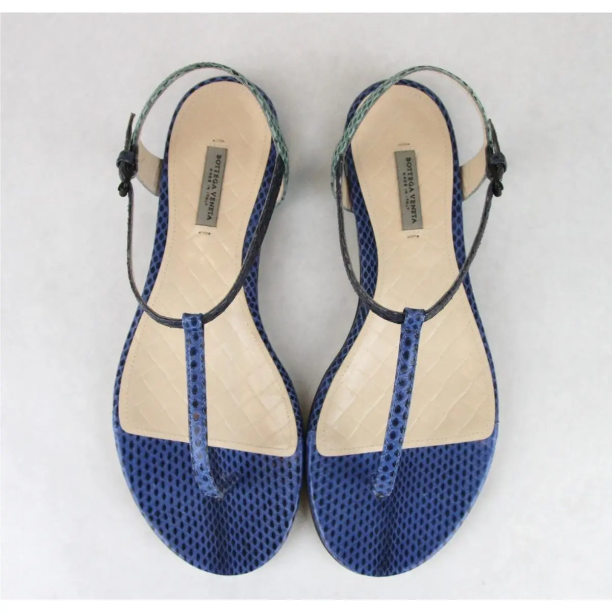 Bottega Veneta shoes - Thong - Thong - Blue Green/8742 2