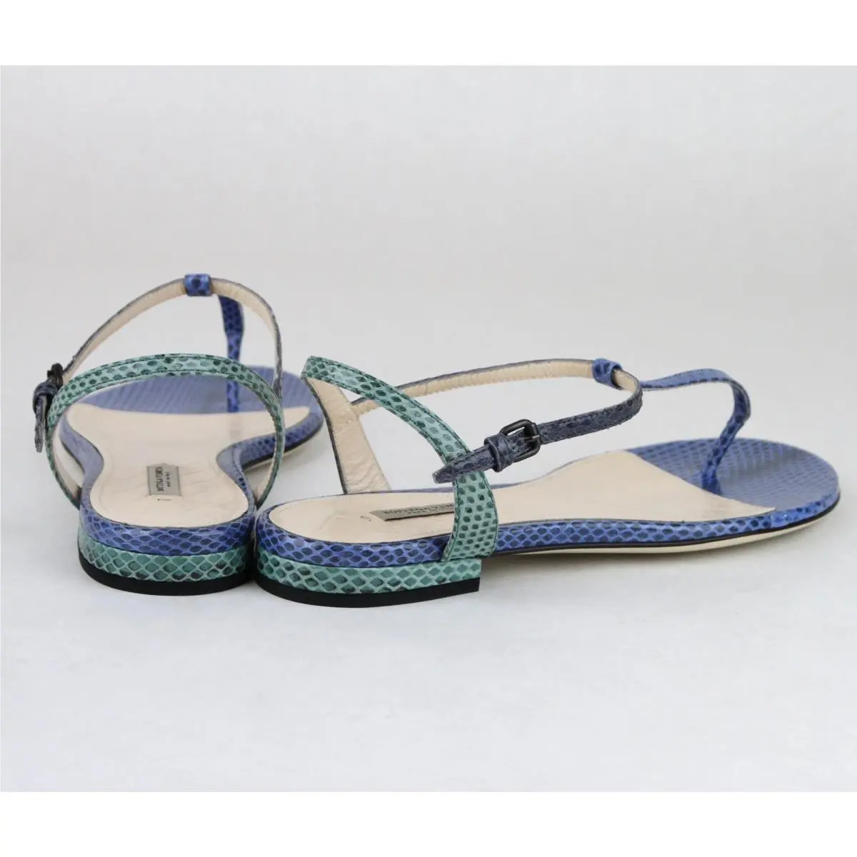 Bottega Veneta shoes - Thong - Thong - Blue Green/8742 4