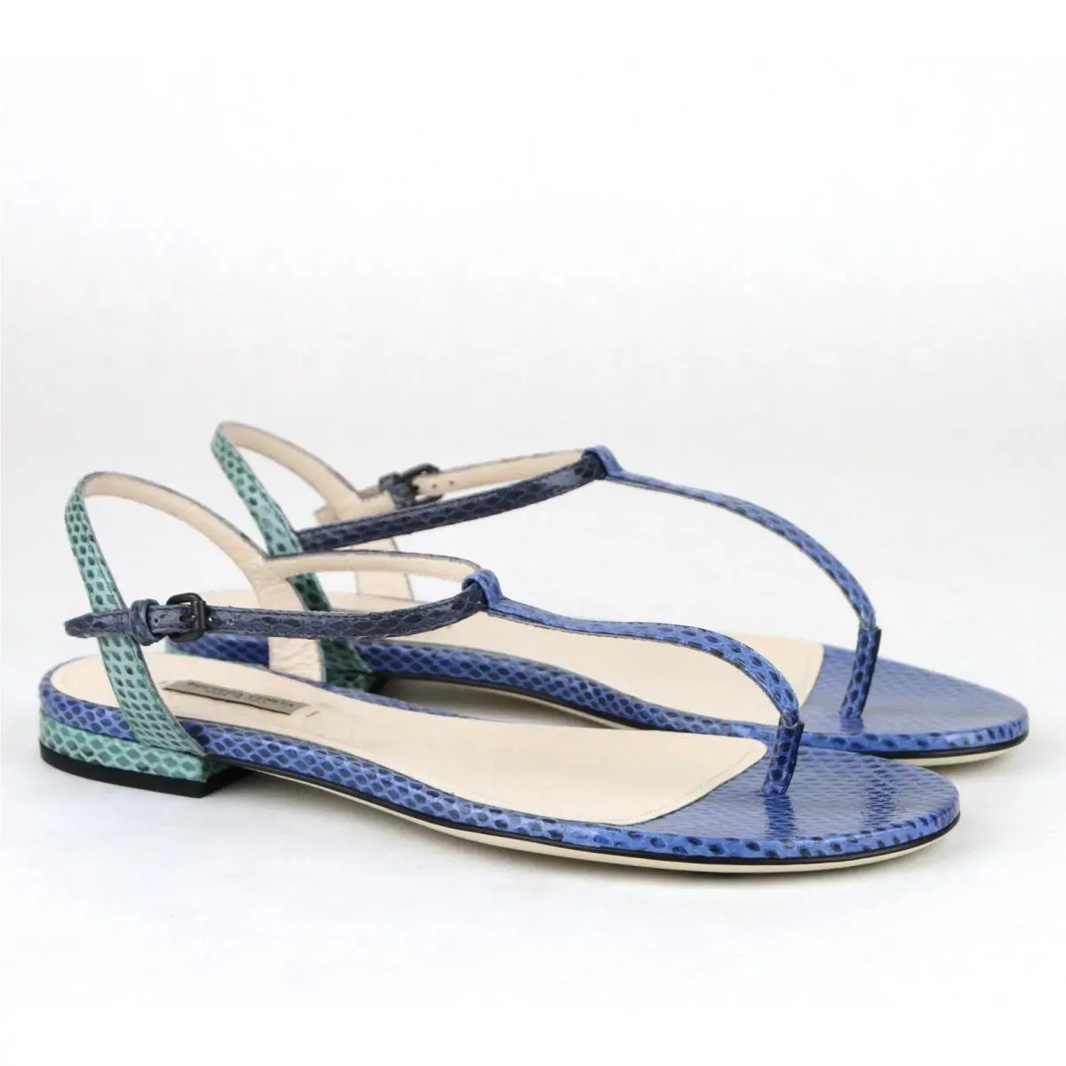 Bottega Veneta shoes - Thong - Thong - Blue Green/8742 11