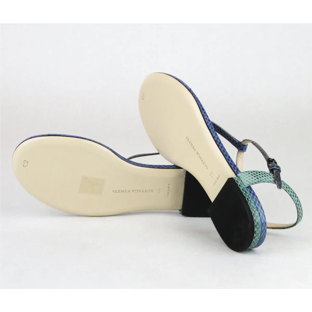Bottega Veneta shoes - Thong - Thong - Blue Green/8742 14