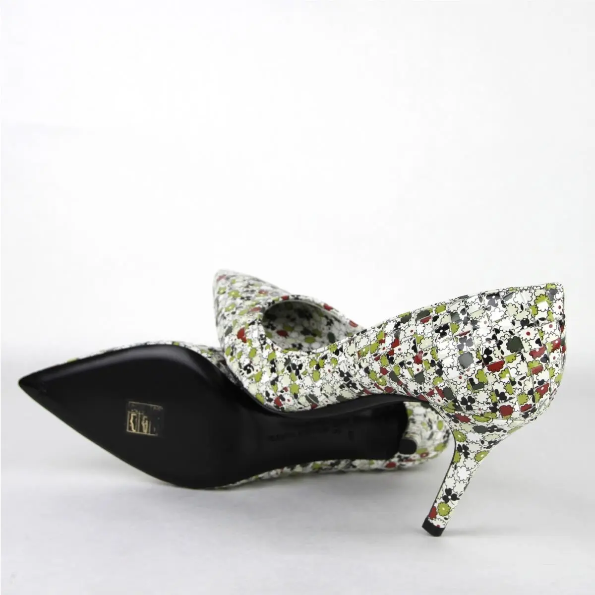 Bottega Veneta shoes - Flowers - Flowers - Green/Red 16