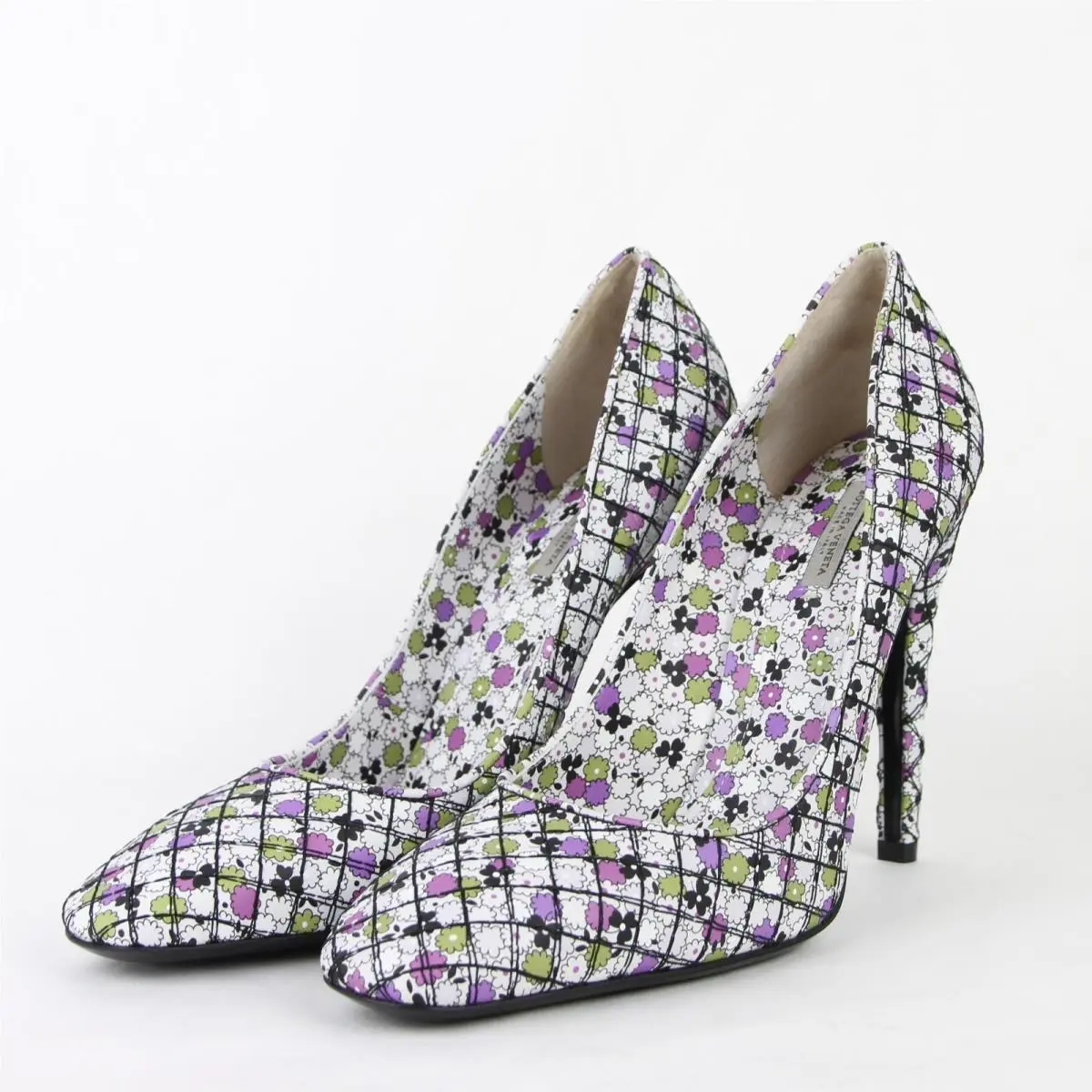 Bottega Veneta shoes - Flowers - Flowers - Green/Purple 0