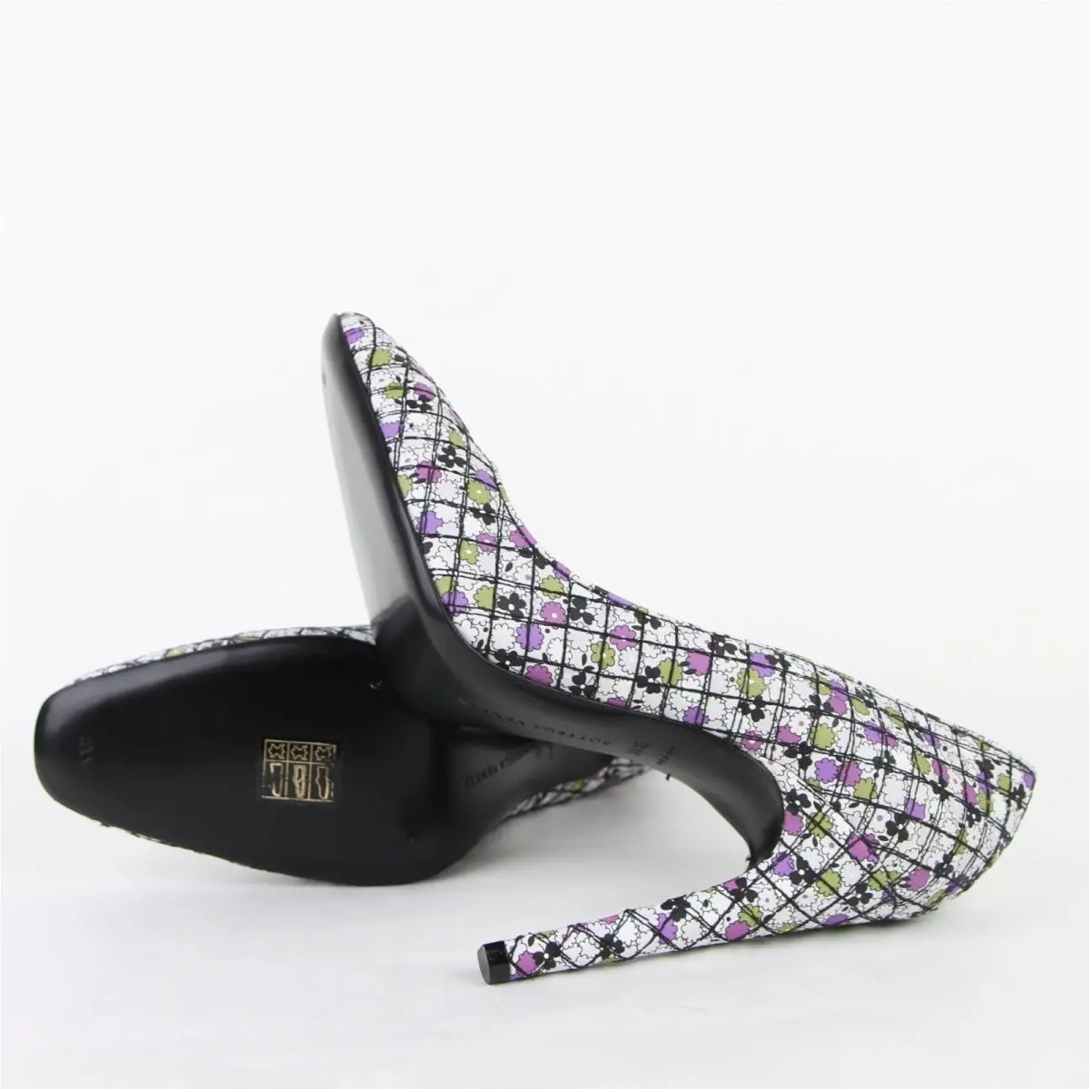 Bottega Veneta shoes - Flowers - Flowers - Green/Purple 6