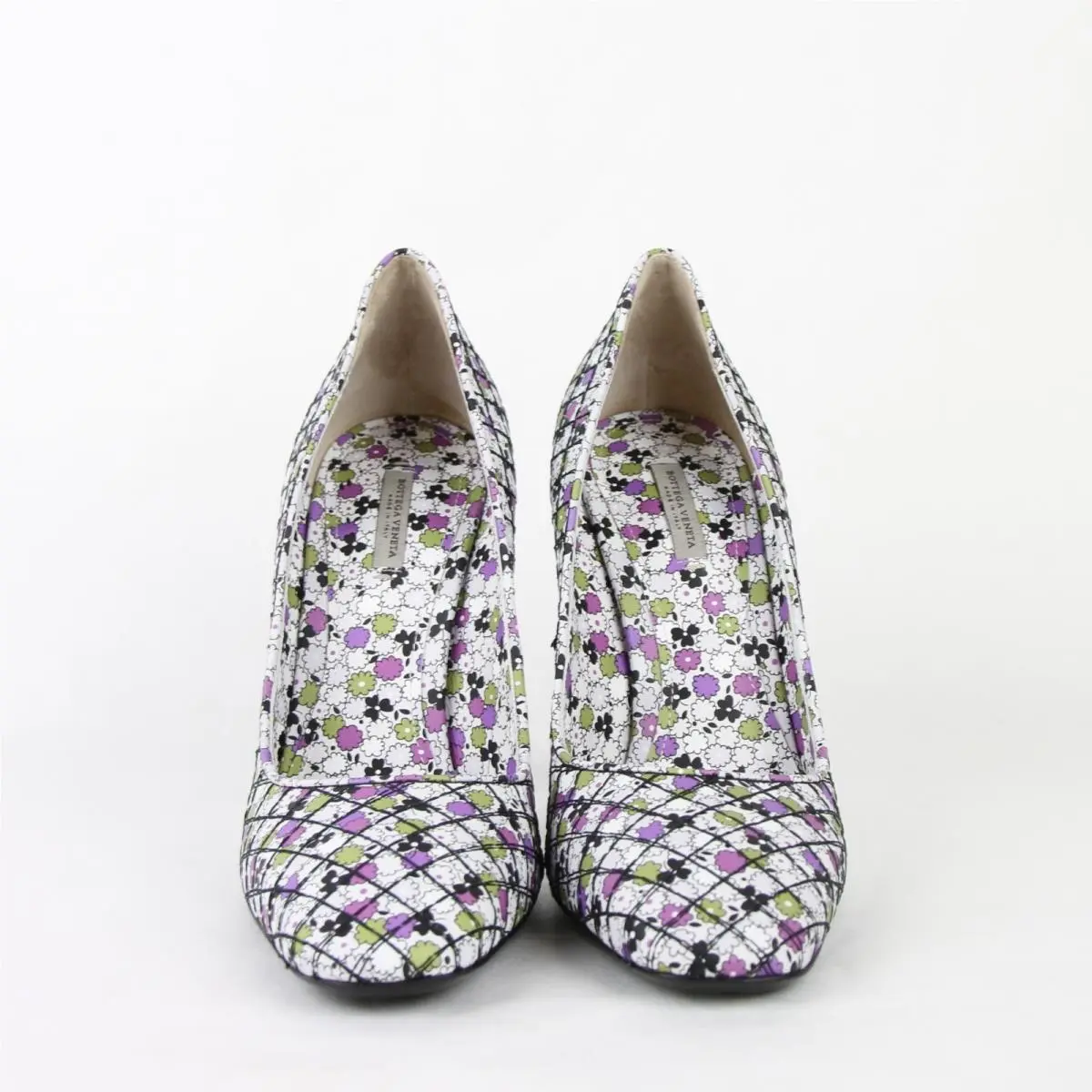 Bottega Veneta shoes - Flowers - Flowers - Green/Purple 10