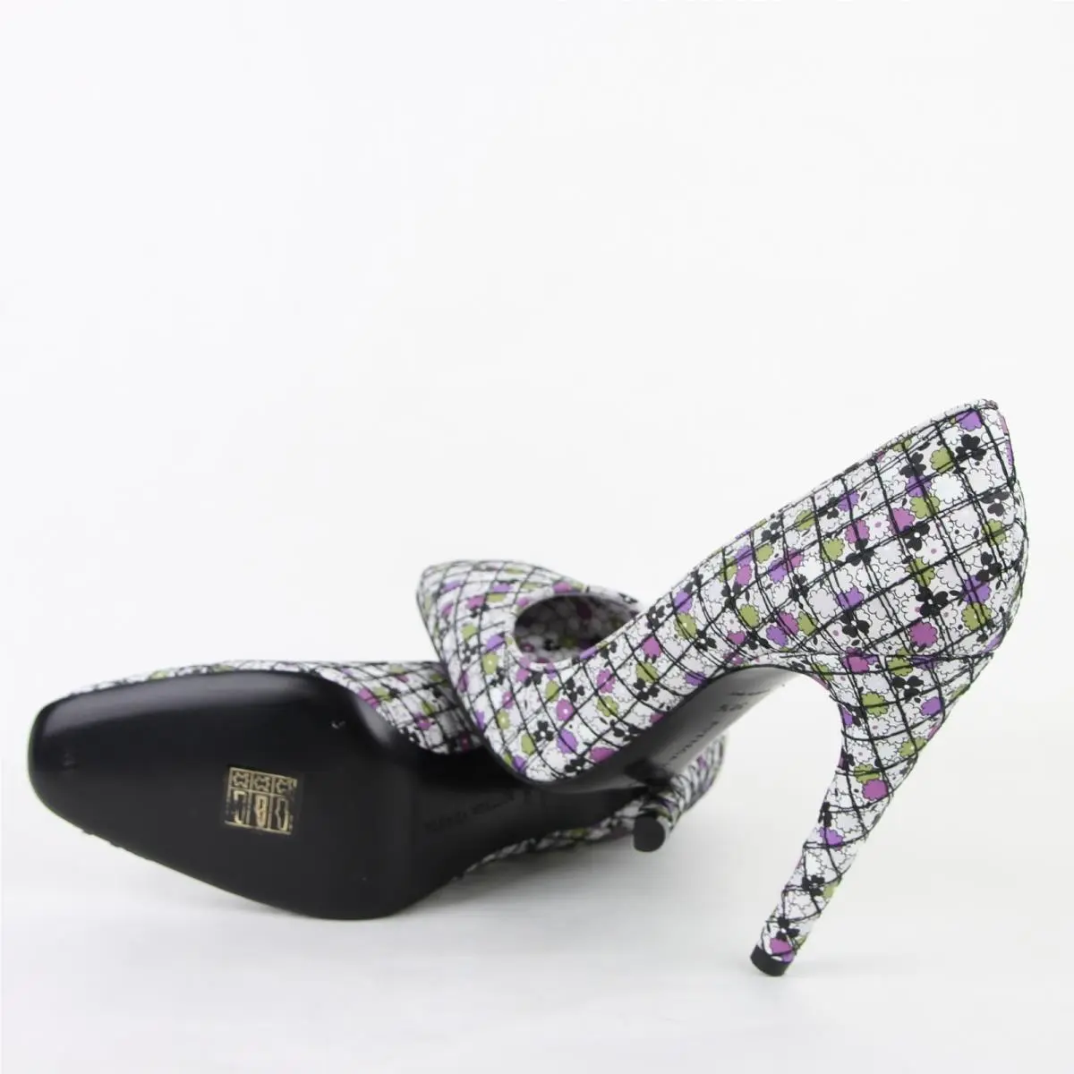 Bottega Veneta shoes - Flowers - Flowers - Green/Purple 16