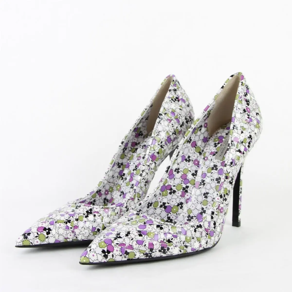 Bottega Veneta shoes - Flowers - Flowers - Green/Purple 0