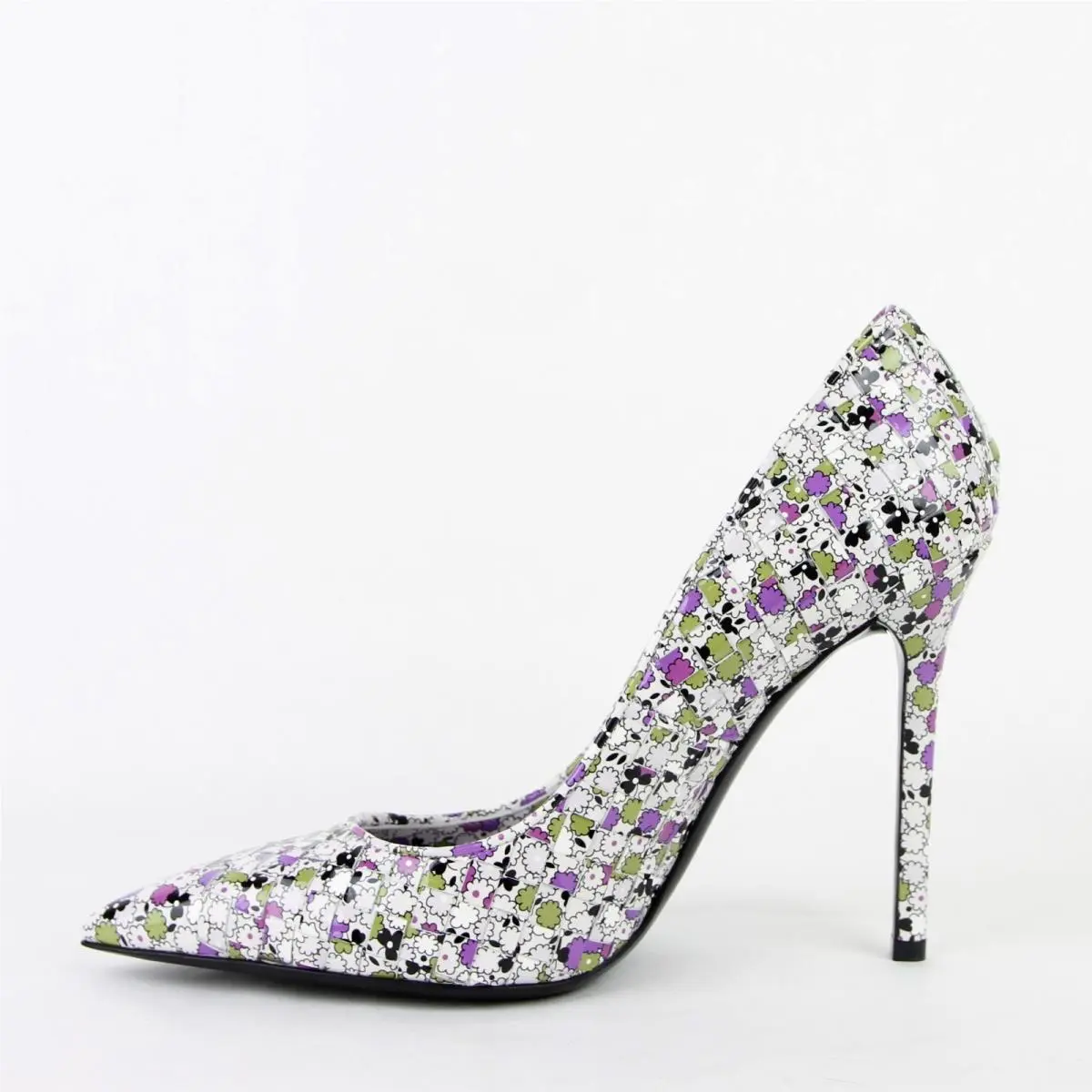Bottega Veneta shoes - Flowers - Flowers - Green/Purple 5