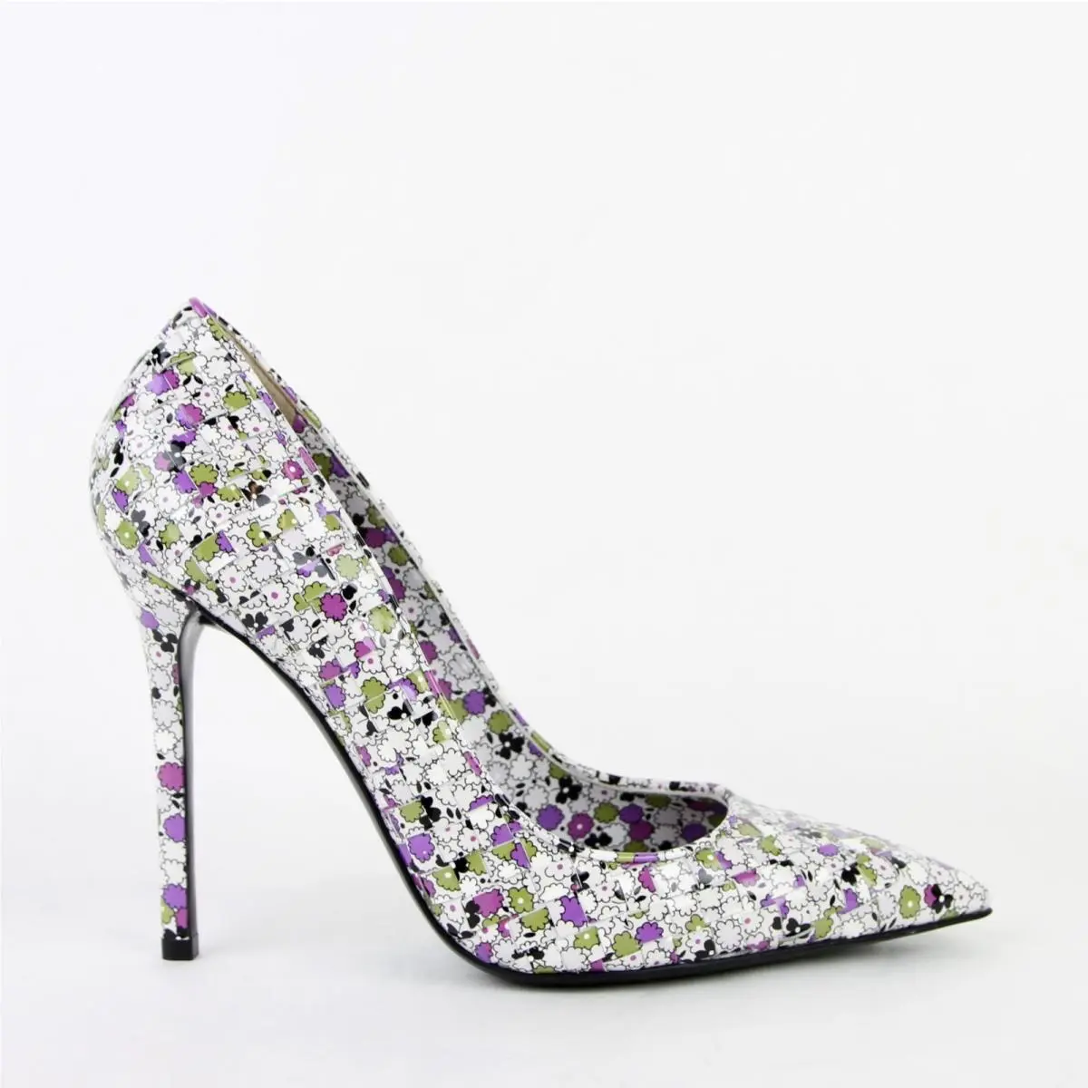 Bottega Veneta shoes - Flowers - Flowers - Green/Purple 12