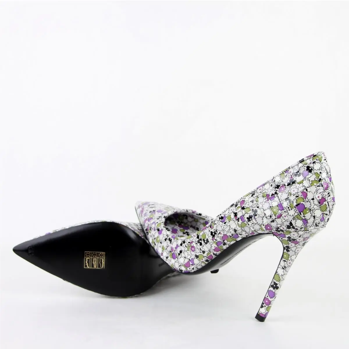 Bottega Veneta shoes - Flowers - Flowers - Green/Purple 14
