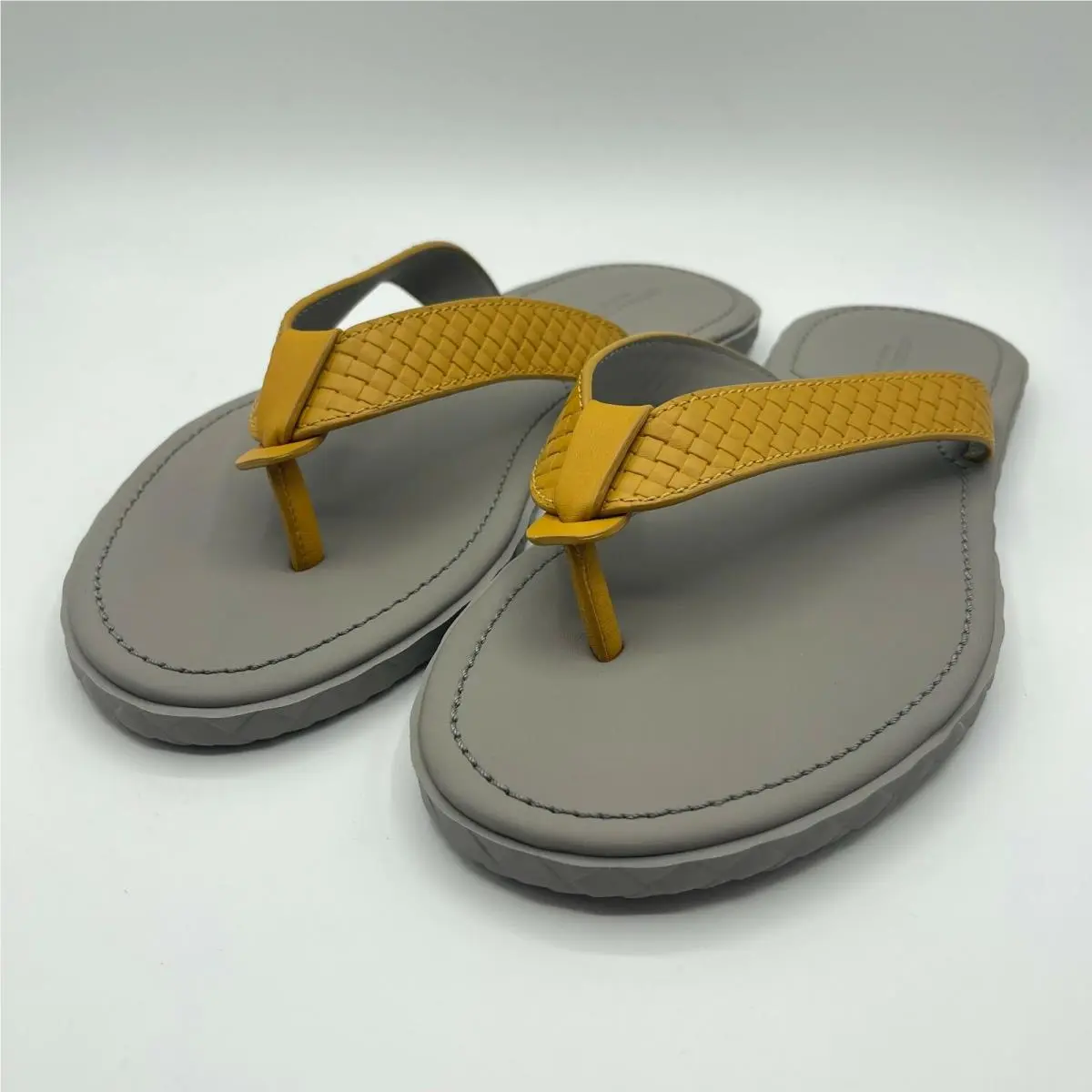 Bottega Veneta shoes - Thong - Thong - Yellow/Grey 1