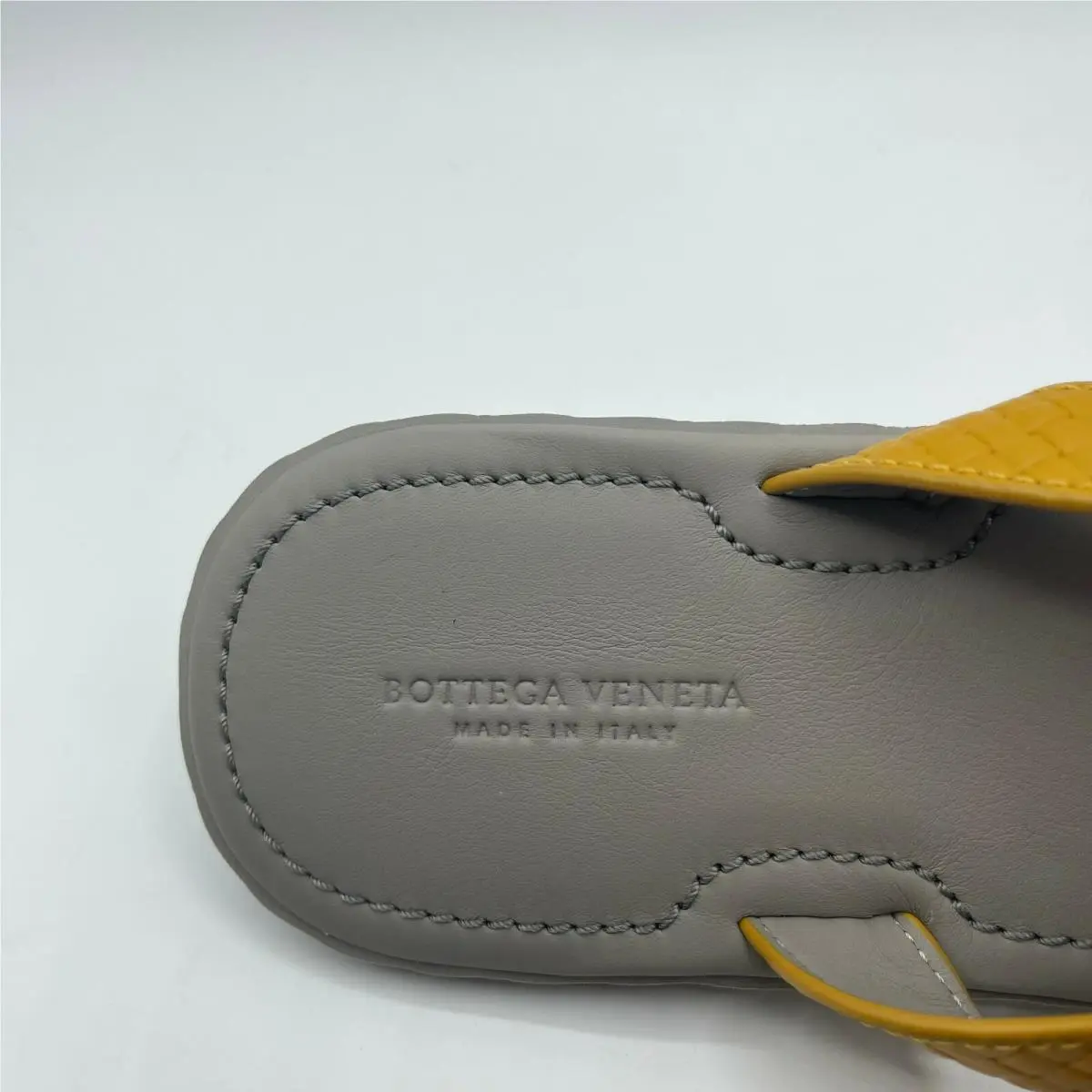 Bottega Veneta shoes - Thong - Thong - Yellow/Grey 9