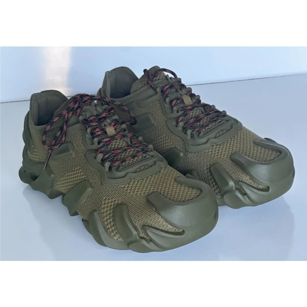 Bottega Veneta shoes - Tech Knit - Tech Knit - 788808 - Khaki 9