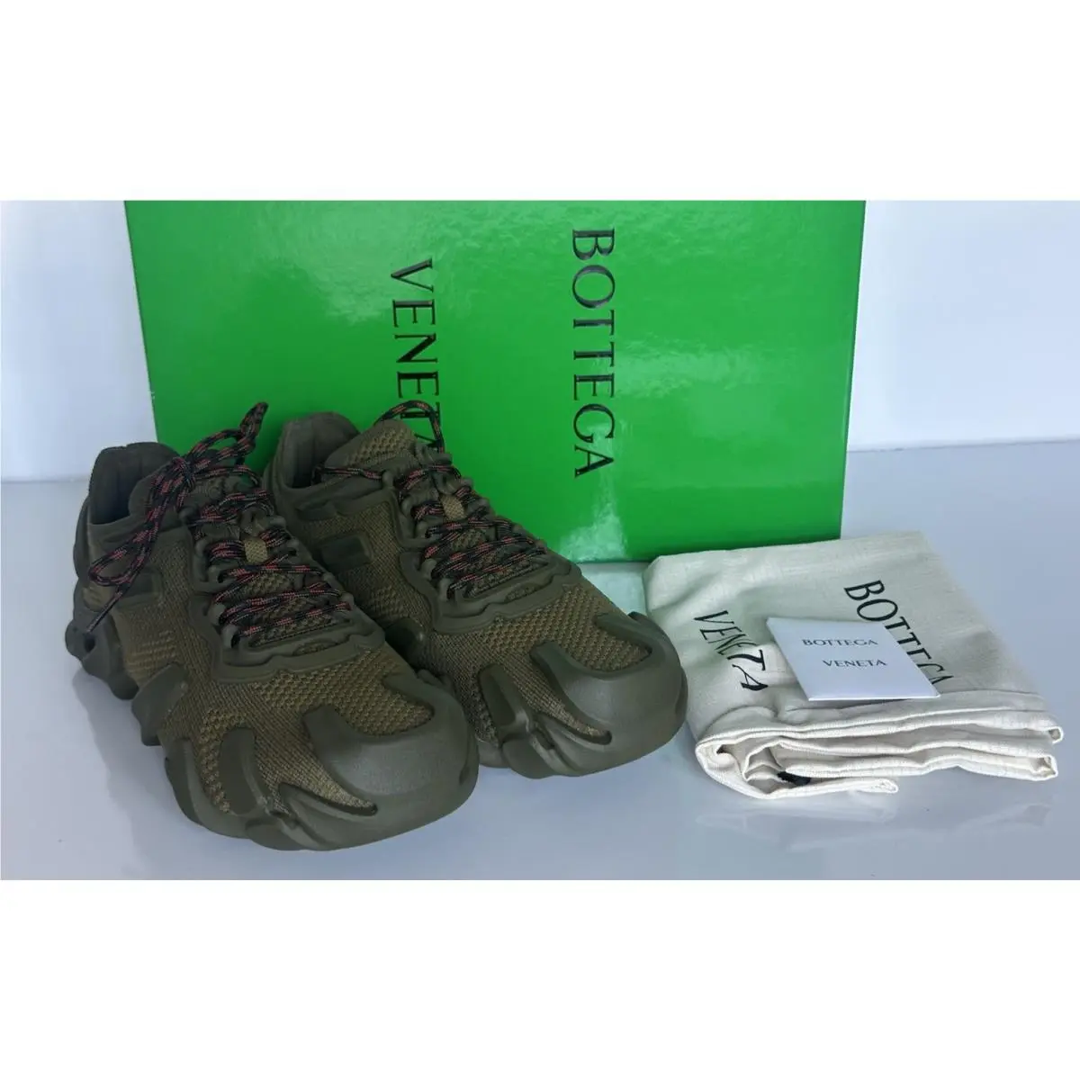 Bottega Veneta shoes - Tech Knit - Tech Knit - 788808 - Khaki 18