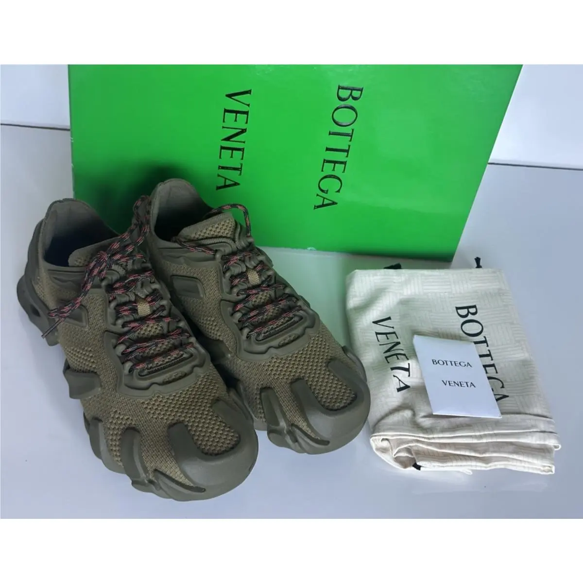 Bottega Veneta shoes - Tech Knit - Tech Knit - 788808 - Khaki 17