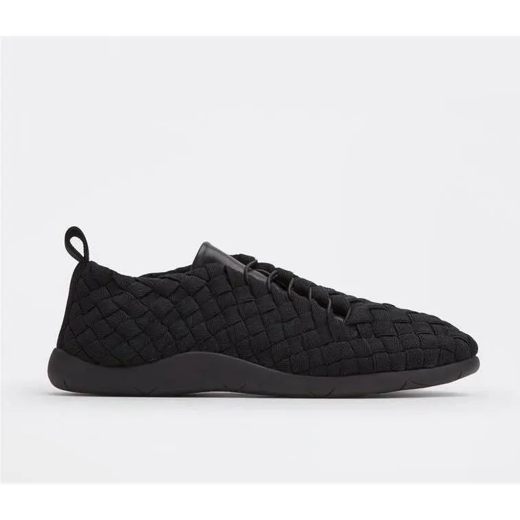 Bottega Veneta Tech Knit Stretch Black Sneakers 8.5 US 41.5 651306