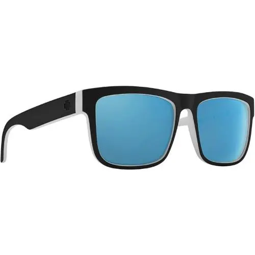 Spy Discord Polarized Whitewall Square Sunglasses w/ Mirror Lens - 6700000000069 by SPY Optics