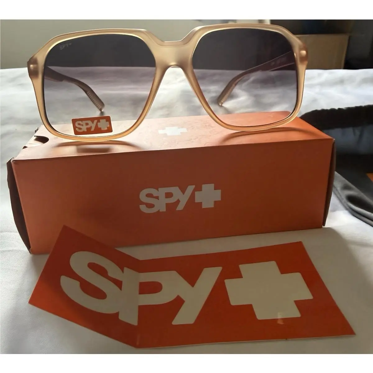 Spy Optic Hot Spot Translucent Amber/smoke Fade Sunglasses 6700000000175
