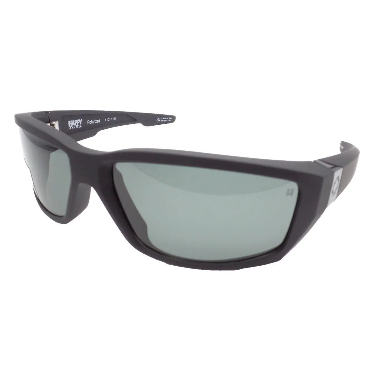 Spy Optics Tarmac Soft Matte Black Gray Green Polarized Sunglasses by SPY Optics