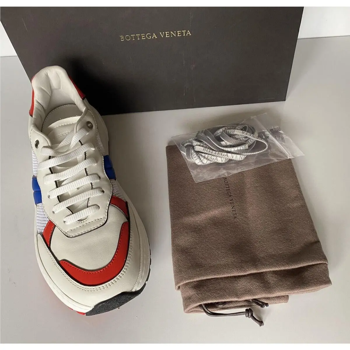 Bottega Veneta shoes - White/Red/Blue 9