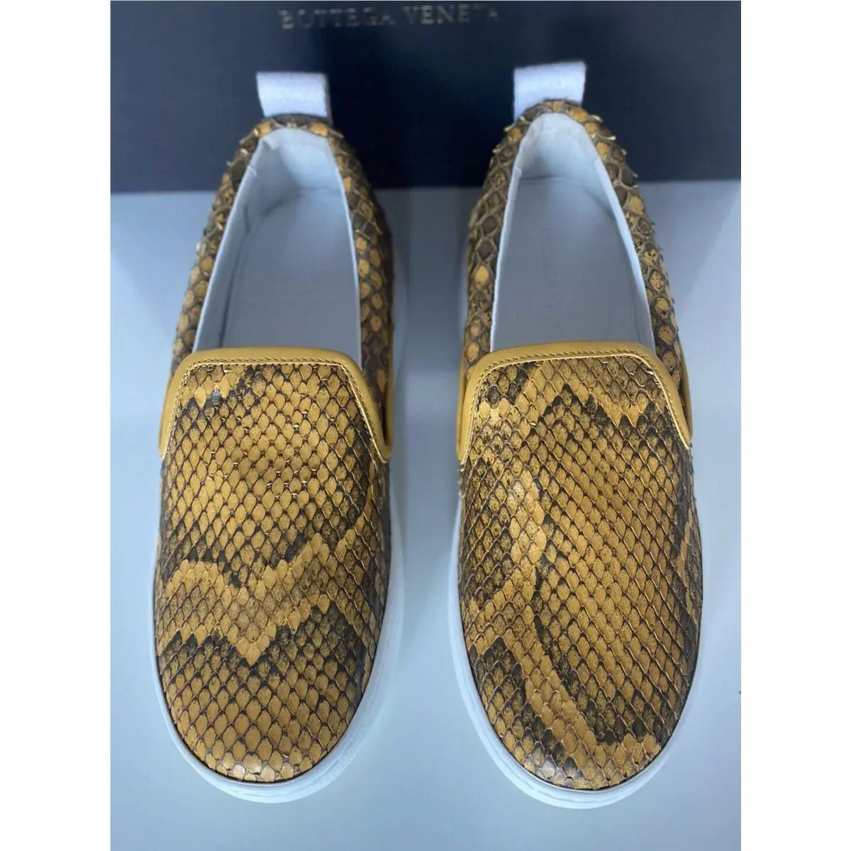 Bottega Veneta shoes - Bottega Veneta Python - Python - 579405 - Butterscotch 3