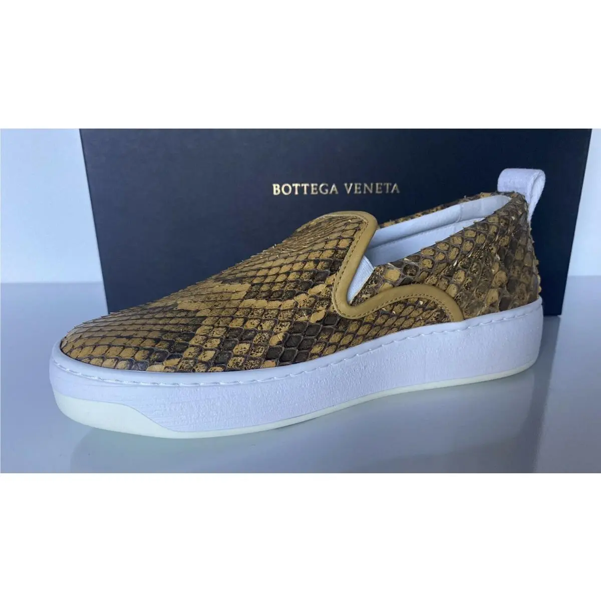 Bottega Veneta shoes - Bottega Veneta Python - Python - 579405 - Butterscotch 4