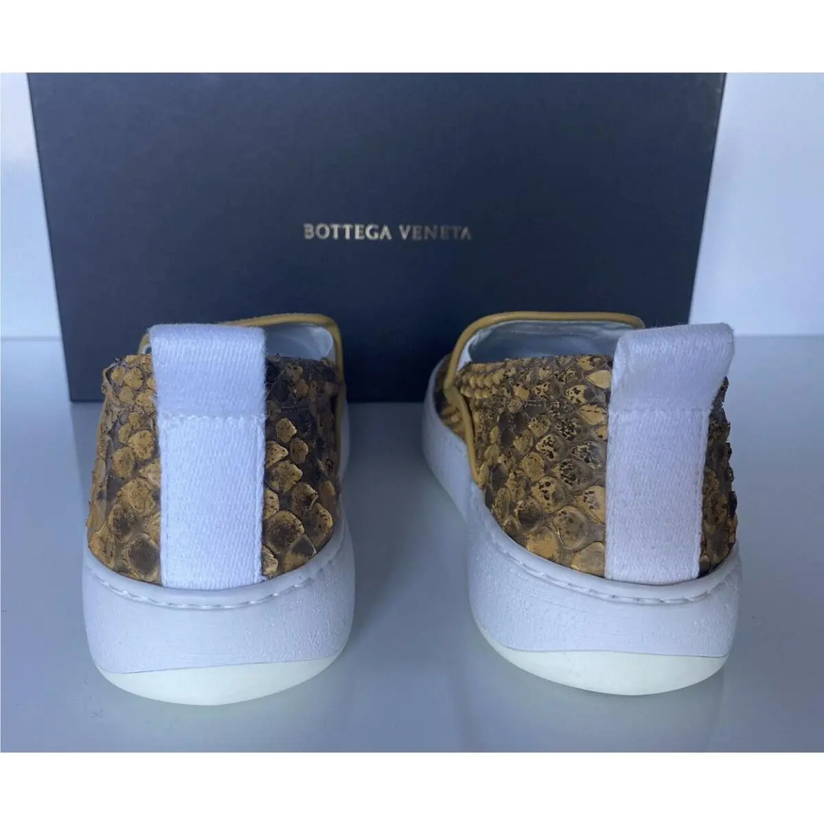 Bottega Veneta shoes - Bottega Veneta Python - Python - 579405 - Butterscotch 6