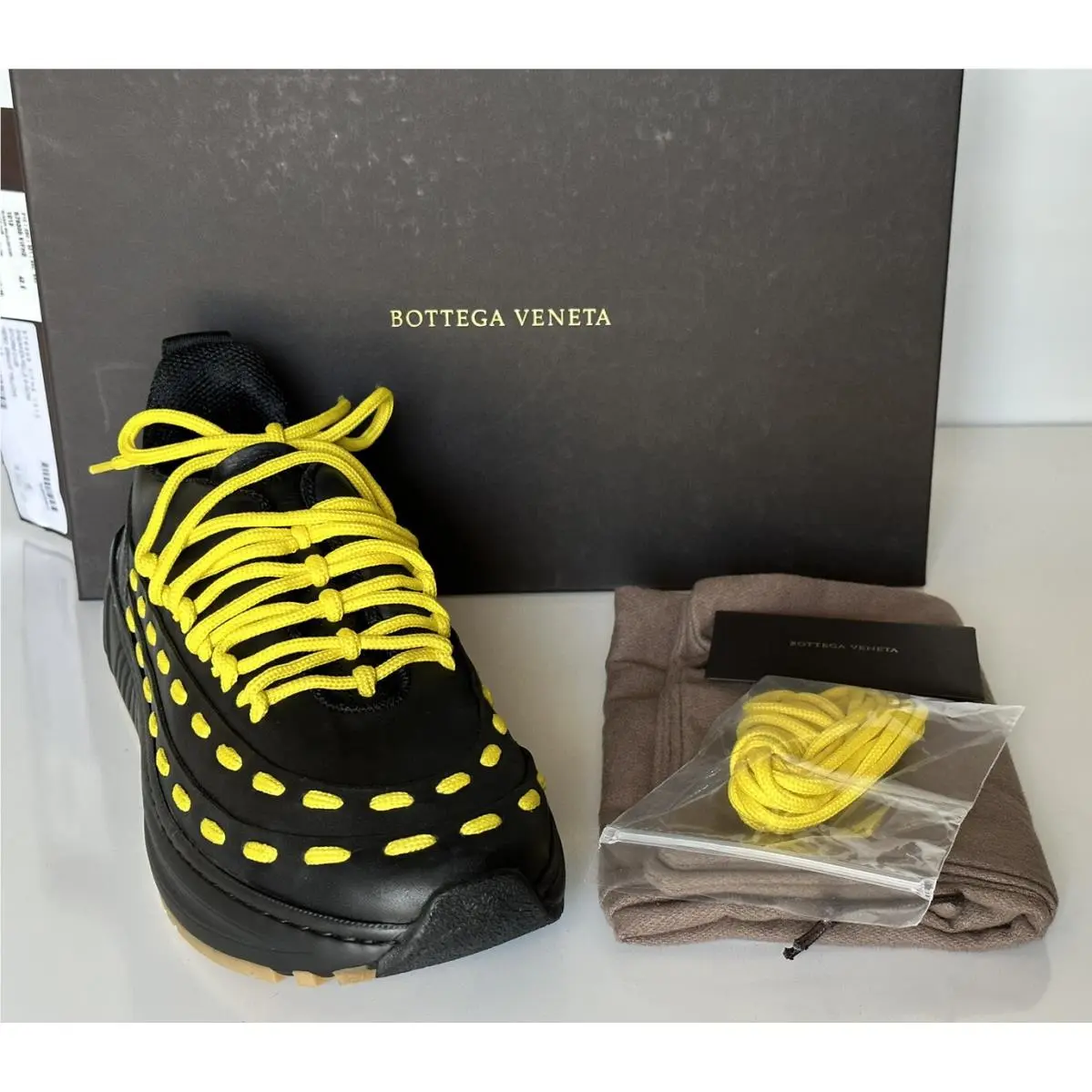 Bottega Veneta shoes - Scar Tex - Scar Tex - Blue/Yellow 7